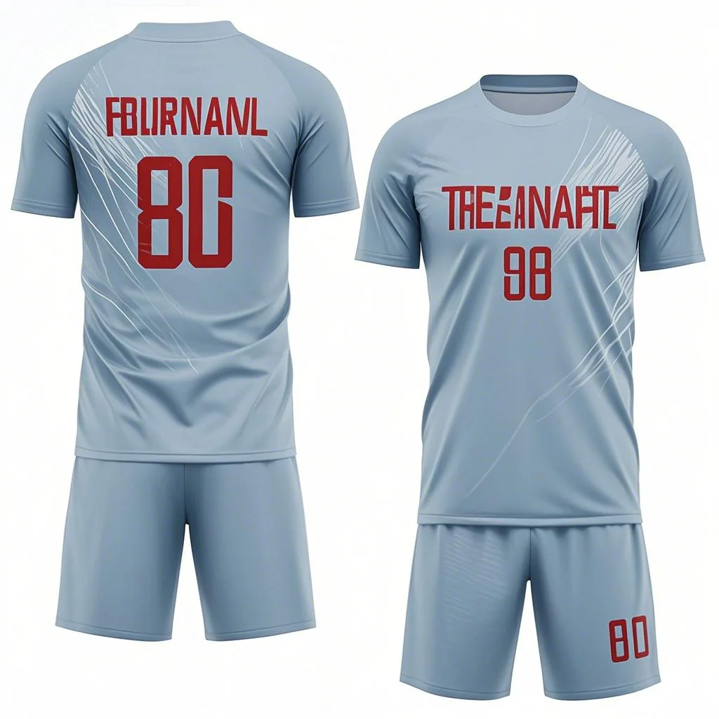 Custom Black Black-Red Sublimation Soccer Uniform Jersey